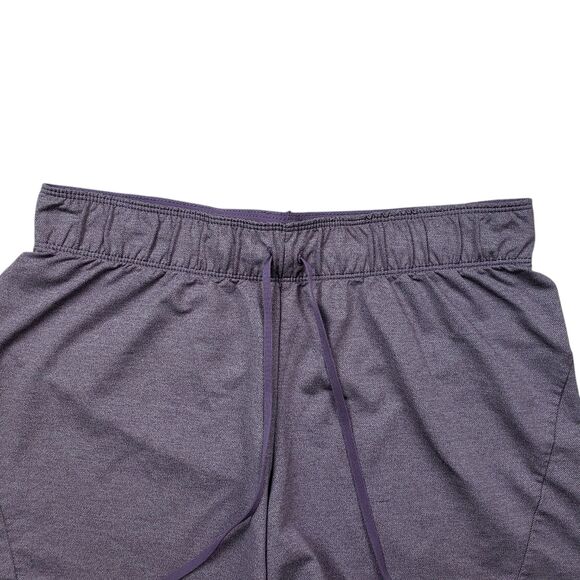 Nike Dri-Fit Shorts Womens Small Purple Running Drawstring Swoosh Activewear - Picture 2 of 8